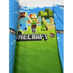 Дитяча постільна білизна комплект Minecraft (ранфорс)
