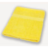 Желтое полотенце махровое Братислава