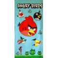 Пляжное полотенце Angry Birds (Синий). ТМ Golden Daisy