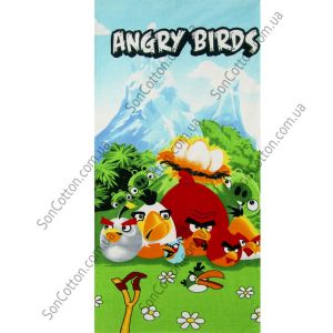 Пляжное полотенце Angry Birds