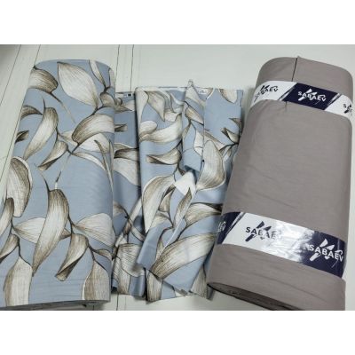 Комплект постельного белья Виола голубая (турецкий коттон)