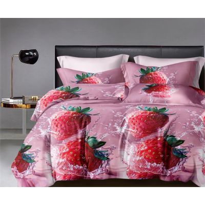 Комплект постельного белья Клубника (сатин)