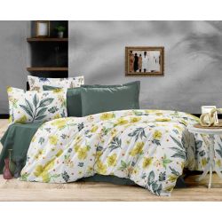 Постельное белье комплект Оазис зеленый (коттон)