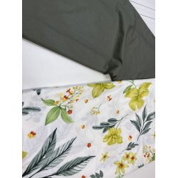 Постельное белье комплект Оазис зеленый (коттон)