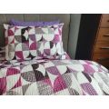 Постільна білизна Фортуна фуксія. Ранфорс GOFRE (жатка)