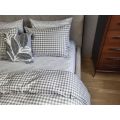 Комплект постільної білизни Клітинка/смужка (турецька фланель без ворсу)