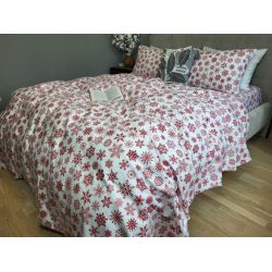 Постельное белье комплект Снежинка NEW (фланель)