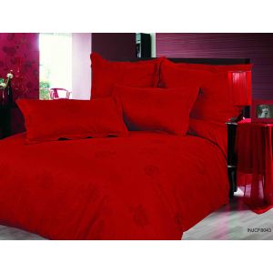 КПБ Сатин Жаккард, колір червоний (арт. F8043) КПБ Сатин Жаккард, колір червоний (арт. F8043)