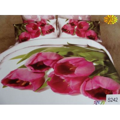 КПБ ELWAY арт. S242 сатин 3D фотопринт. Виробник – Польща