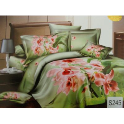 КПБ ELWAY арт. S245 сатин 3D фотопринт. Производитель – Польша