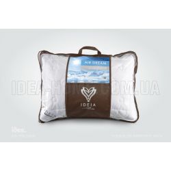 Подушка Air Dream Exclusive. Антиалергенна, з внутрішньою подушкою, стьобаний чохол на блискавці. ТМ Ідея, Україна