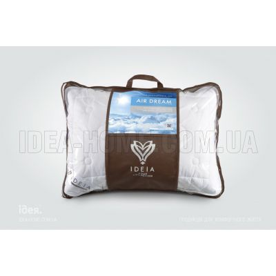 Подушка Air Dream Exclusive. Антиаллергенная, с внутренней подушкой, стеганый чехол на молнии. ТМ Идея, Украина
