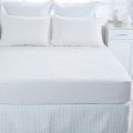 Наматрасник Вилюта Ранфорс белый. Стеганый с бортом по периметру